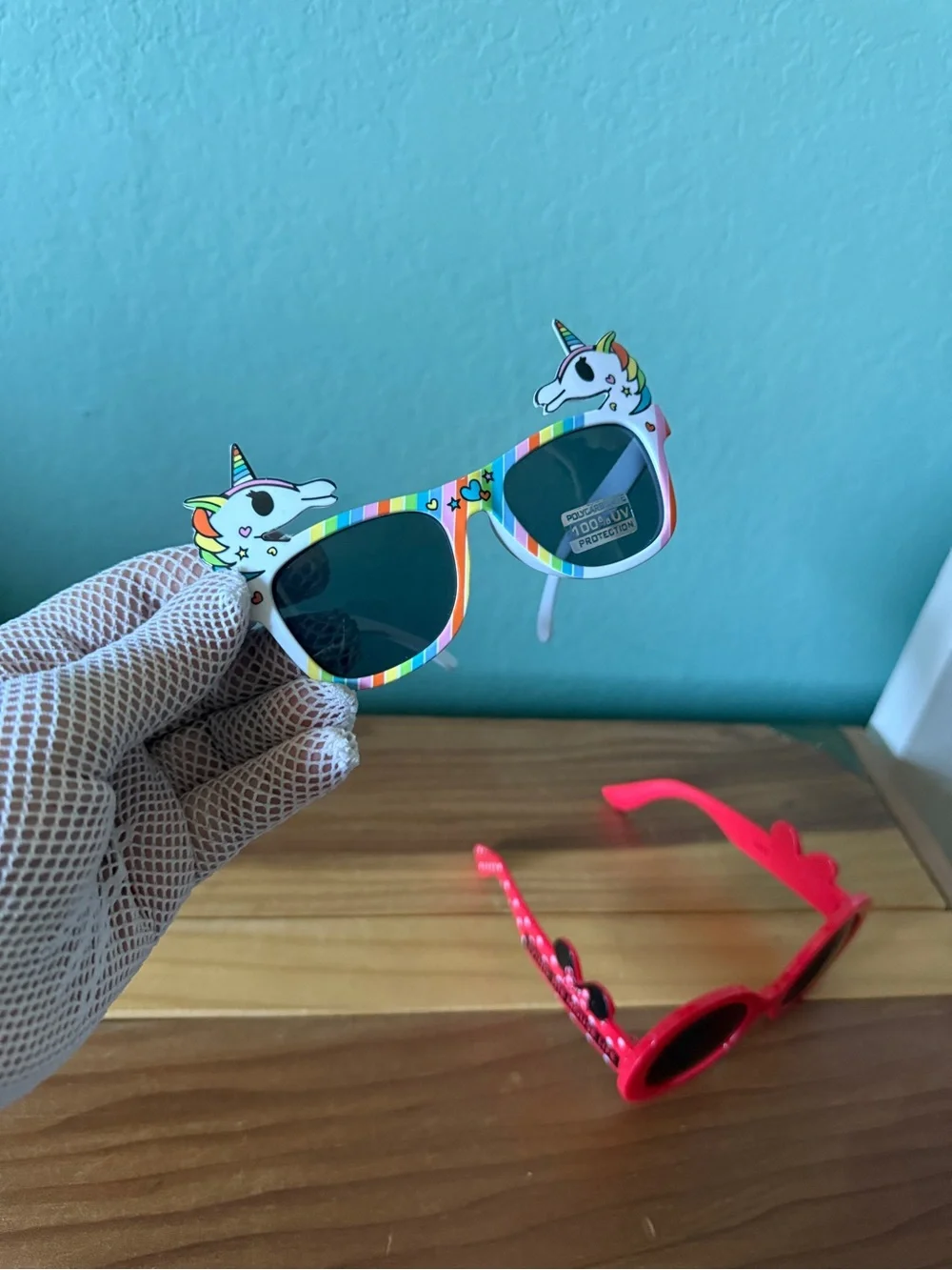 Kids Disney Sunglasses Lot 2 Unicorn Mouse UV Protection